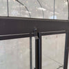 Iron & Glass Gothic Display Cabinet