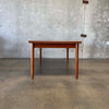 Danish Teak Dining Table w/ Two Leaves C. 1965