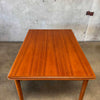 Danish Teak Dining Table w/ Two Leaves C. 1965