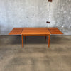 Danish Teak Dining Table w/ Two Leaves C. 1965