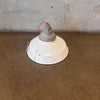 Vintage Industrial Enamel Lamp (Untested)