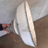 Vintage Industrial Enamel Lamp (Untested)