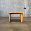 Vintage Solid Oak Side Table #1