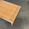 Vintage Solid Oak Side Table #1