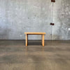 Vintage Solid Oak Side Table #2