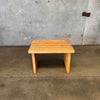 Vintage Solid Oak Side Table #2