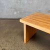 Vintage Solid Oak Side Table #2