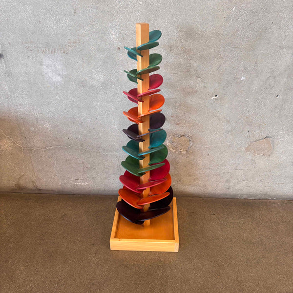 Wooden Sculptural Marble Toy