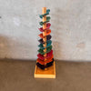 Wooden Sculptural Marble Toy