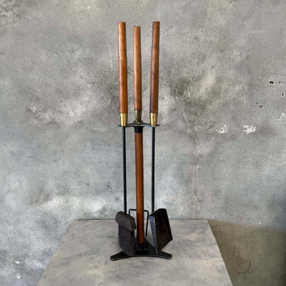 Vintage 1960's Seymour Mid Century Modern Fireplace Tool Set