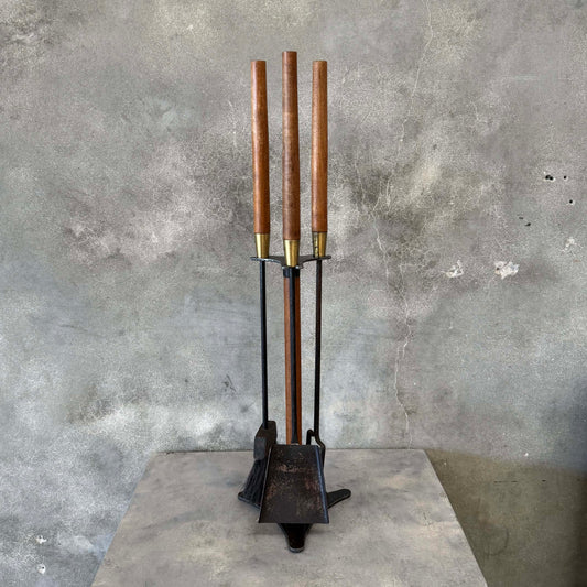 Vintage 1960's Seymour Mid Century Modern Fireplace Tool Set