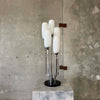 Mid Century Frosted Glass Lamp