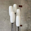 Mid Century Frosted Glass Lamp