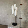 Mid Century Frosted Glass Lamp