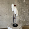 Mid Century Frosted Glass Lamp