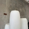 Mid Century Frosted Glass Lamp