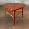 Poul Jensen For Selig Danish Teak Guitar Pic End Table