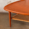 Poul Jensen For Selig Danish Teak Guitar Pic End Table