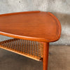 Poul Jensen For Selig Danish Teak Guitar Pic End Table