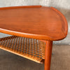 Poul Jensen For Selig Danish Teak Guitar Pic End Table