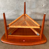 Poul Jensen For Selig Danish Teak Guitar Pic End Table