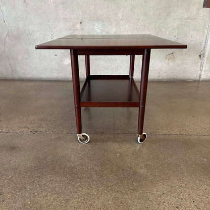 Rosewood Flip Top Bar Cart By Grete Jalk - Denmark 1960's