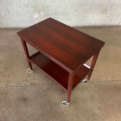Rosewood Flip Top Bar Cart By Grete Jalk - Denmark 1960's