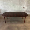 Rosewood Dining Table With Two Leaves By CJ Rosengaarden For P. Jeppsen