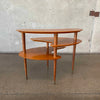 Mid Century Modern 3 Tier Side Table