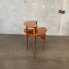 Mid Century Modern 3 Tier Side Table