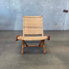 Hans Wegner Style Folding Jute Rope Chair
