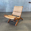 Hans Wegner Style Folding Jute Rope Chair