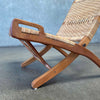 Hans Wegner Style Folding Jute Rope Chair