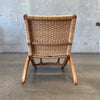 Hans Wegner Style Folding Jute Rope Chair