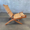Hans Wegner Style Folding Jute Rope Chair