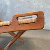 Hans Wegner Style Folding Jute Rope Chair
