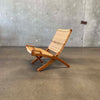 Hans Wegner Style Folding Jute Rope Chair