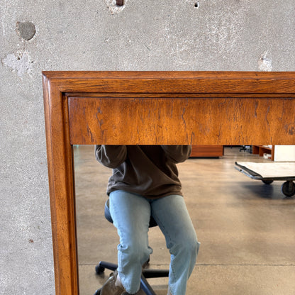 Vintage Drexel Wall Mirror Solid Wood Frame