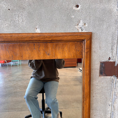 Vintage Drexel Wall Mirror Solid Wood Frame