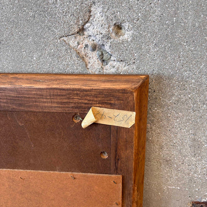 Vintage Drexel Wall Mirror Solid Wood Frame