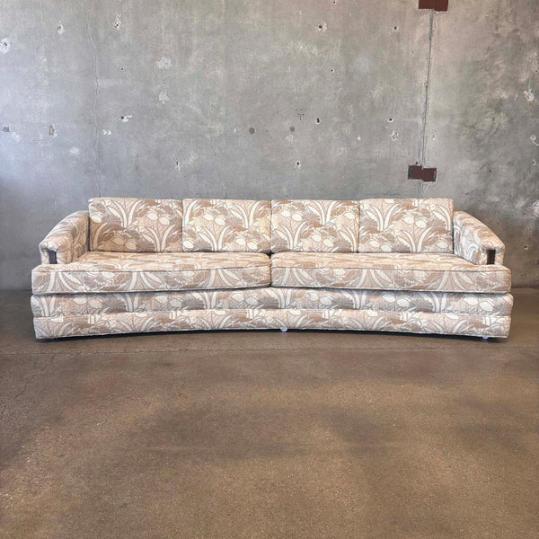 Vintage 70's Couch On Casters