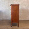 1890's Antique Tiger Oak Chest of Drawers