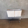 Vintage Style Canvas Laundry Cart
