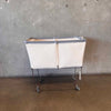Vintage Style Canvas Laundry Cart
