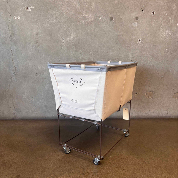Vintage Style Canvas Laundry Cart