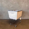 Vintage Style Canvas Laundry Cart