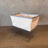 Vintage Style Canvas Laundry Cart