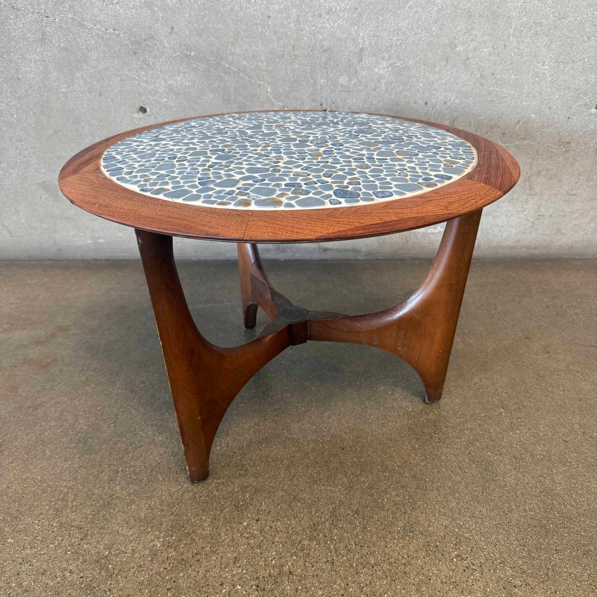 1960's Lane Mosaic Side Table