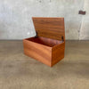 Teak Blanket/Toy Chest Made in Denmark