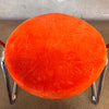 Orange & Chrome Side Chair